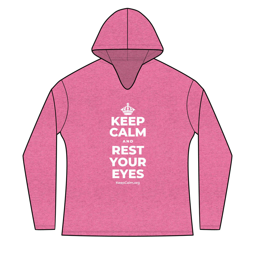 KEEP CALM AND REST YOUR EYES Women's Long Sleeve Hoodie