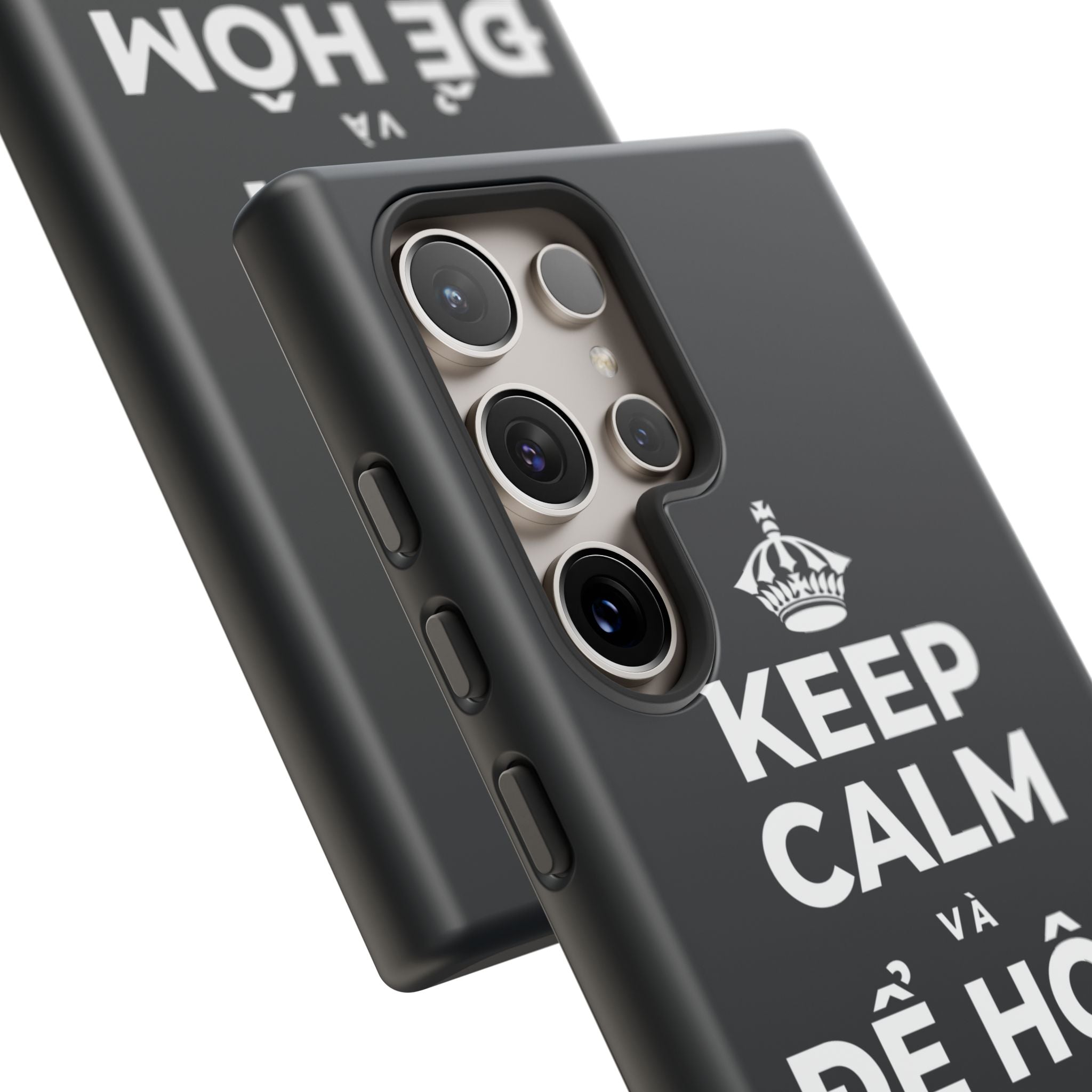 KEEP CALM VÀ ĐỂ HÔM NAY ĐƯỢC KHÓ Phone Case (Dark)