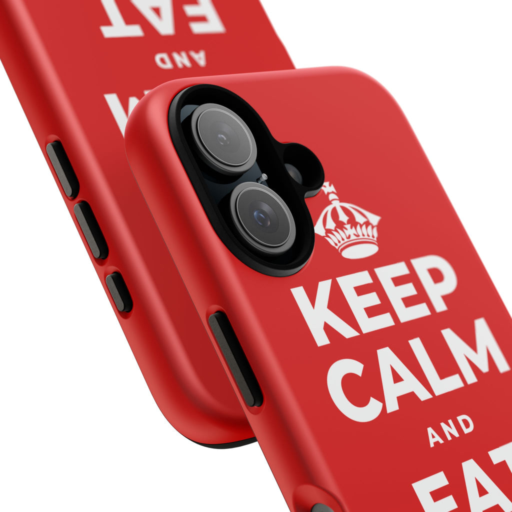 KEEP CALM AND EAT THE SNACK Phone Case