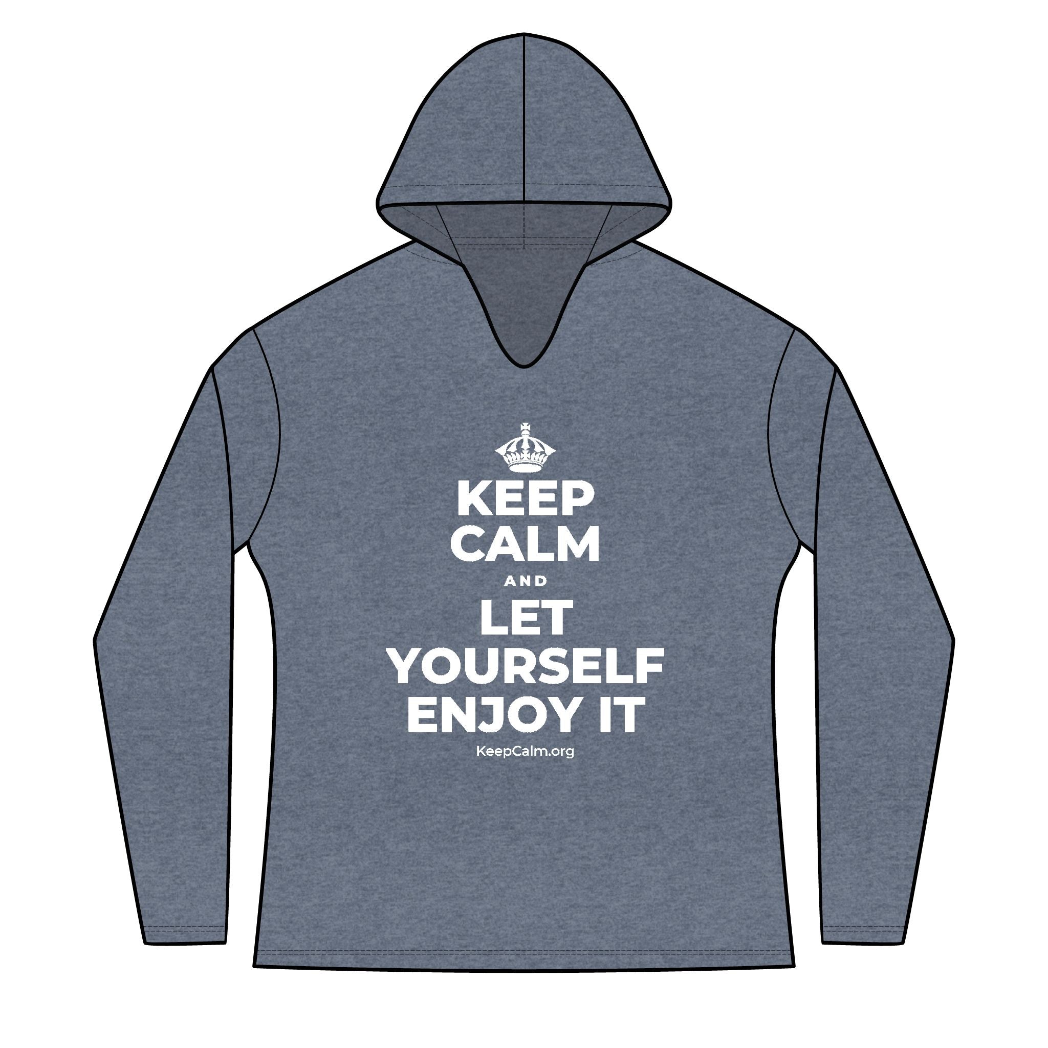 KEEP CALM AND LET YOURSELF ENJOY IT Women's Long Sleeve Hoodie