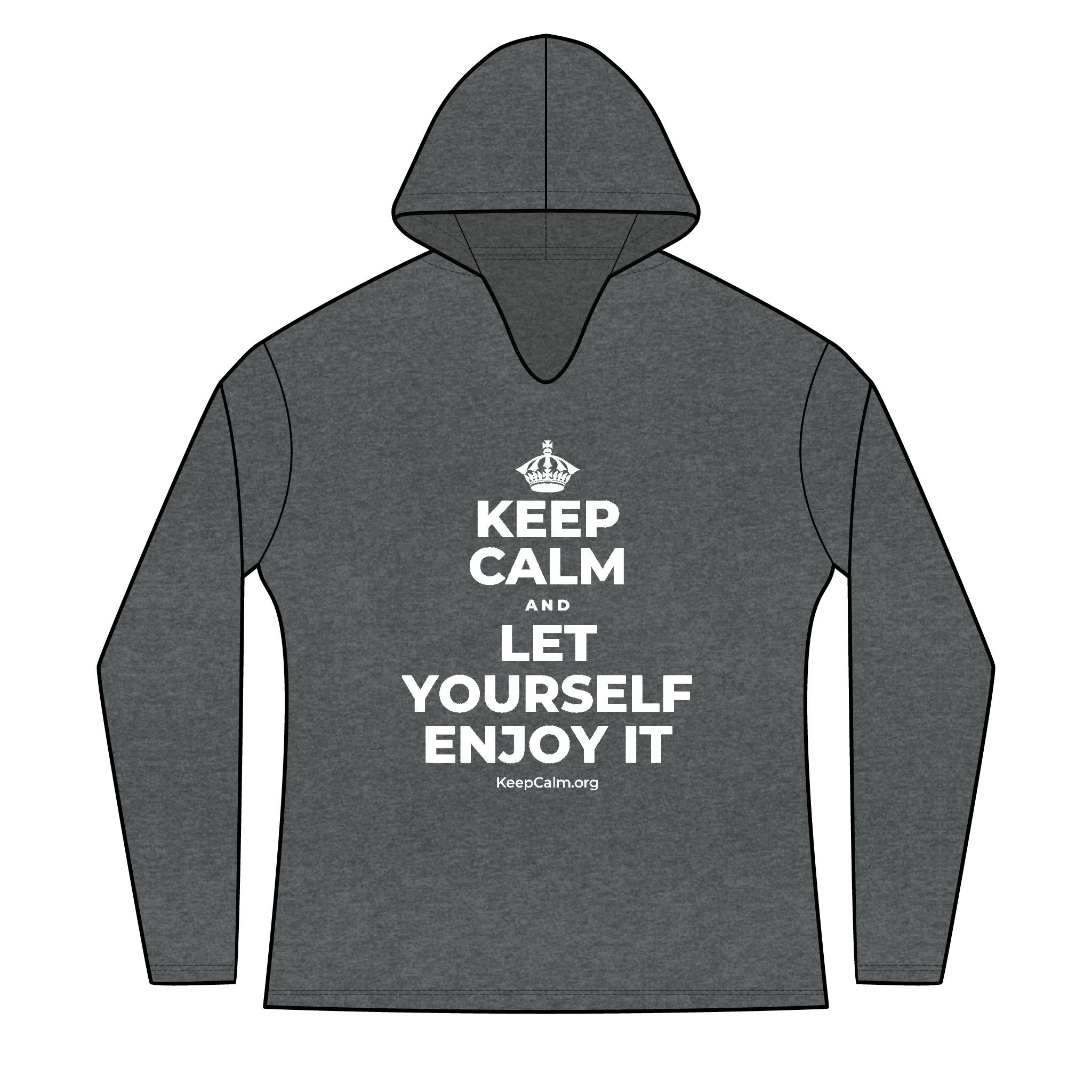 KEEP CALM AND LET YOURSELF ENJOY IT Women's Long Sleeve Hoodie
