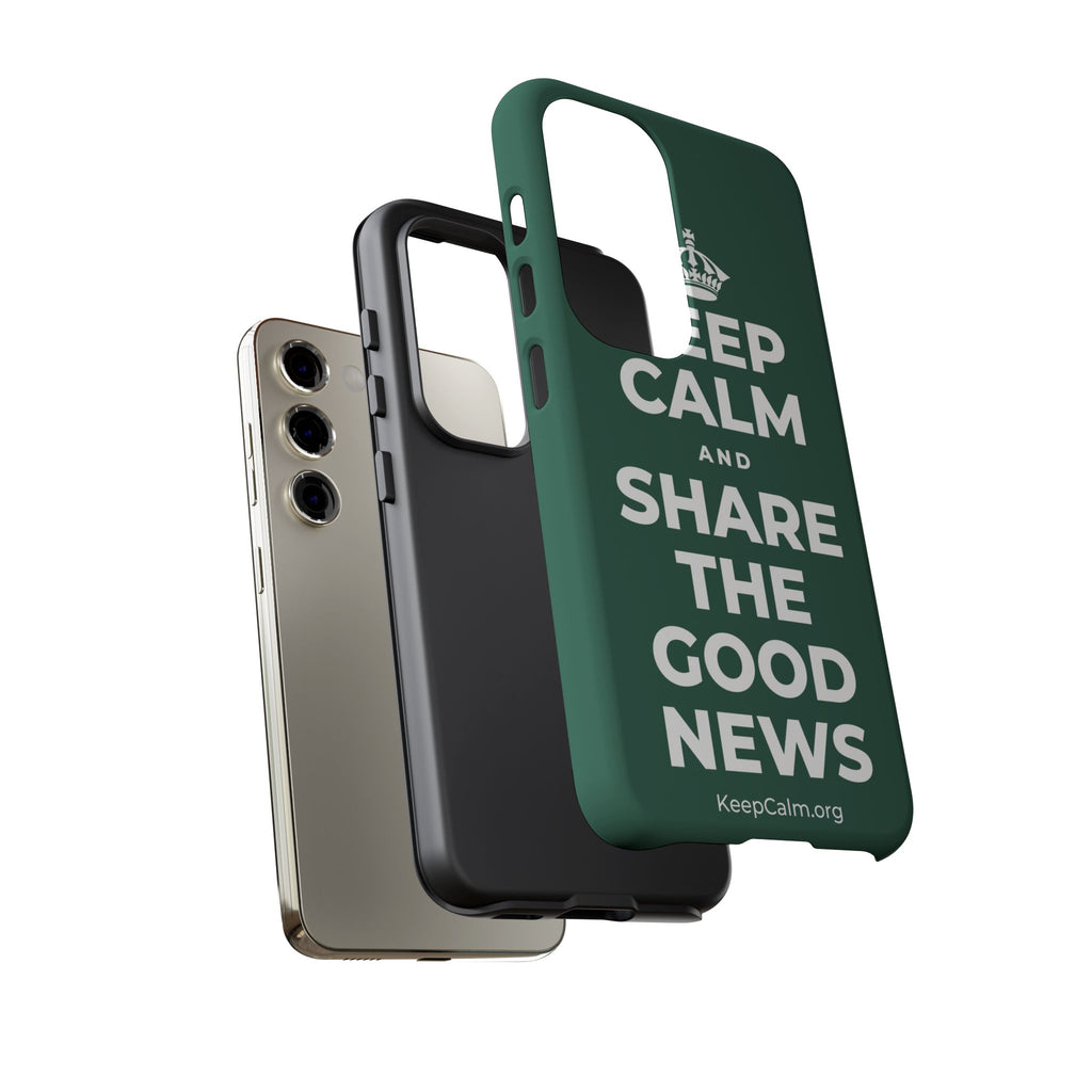 KEEP CALM AND SHARE THE GOOD NEWS Phone Case
