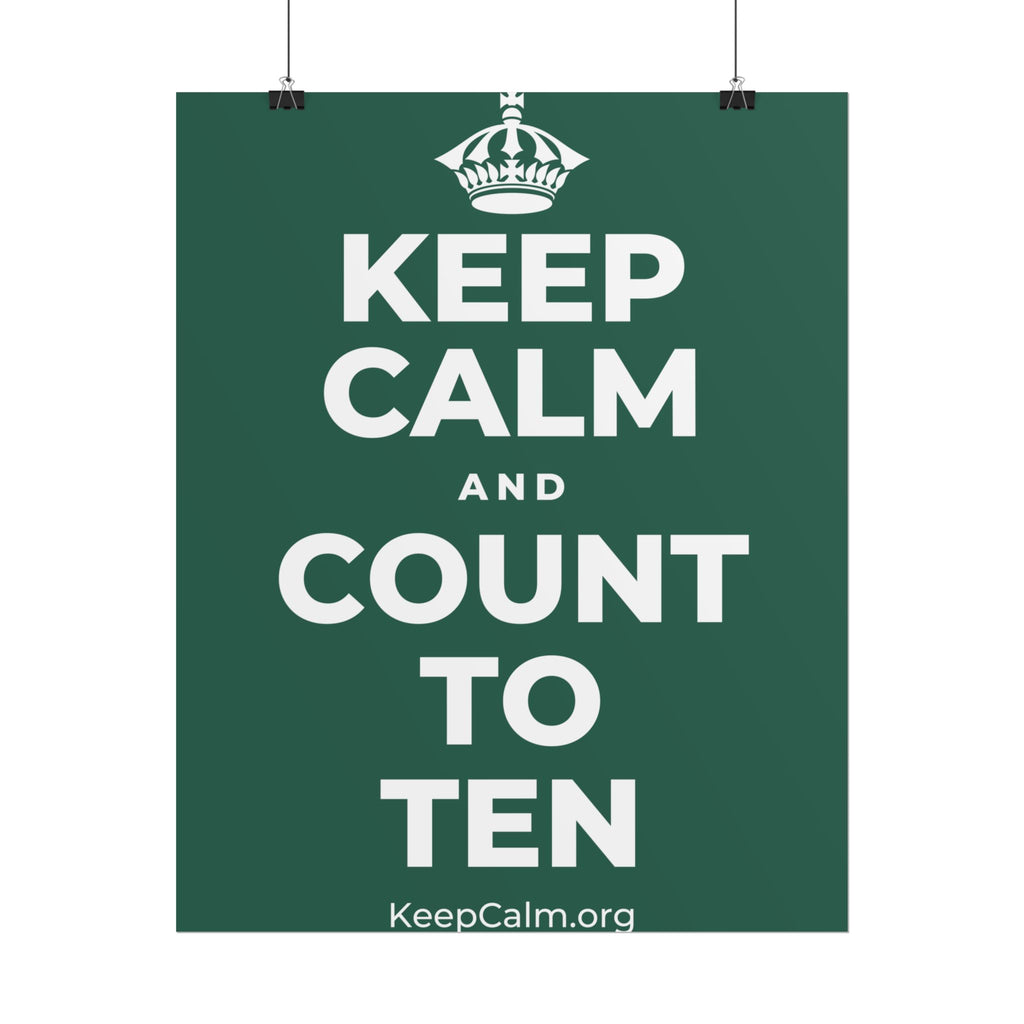 KEEP CALM AND COUNT TO TEN Poster