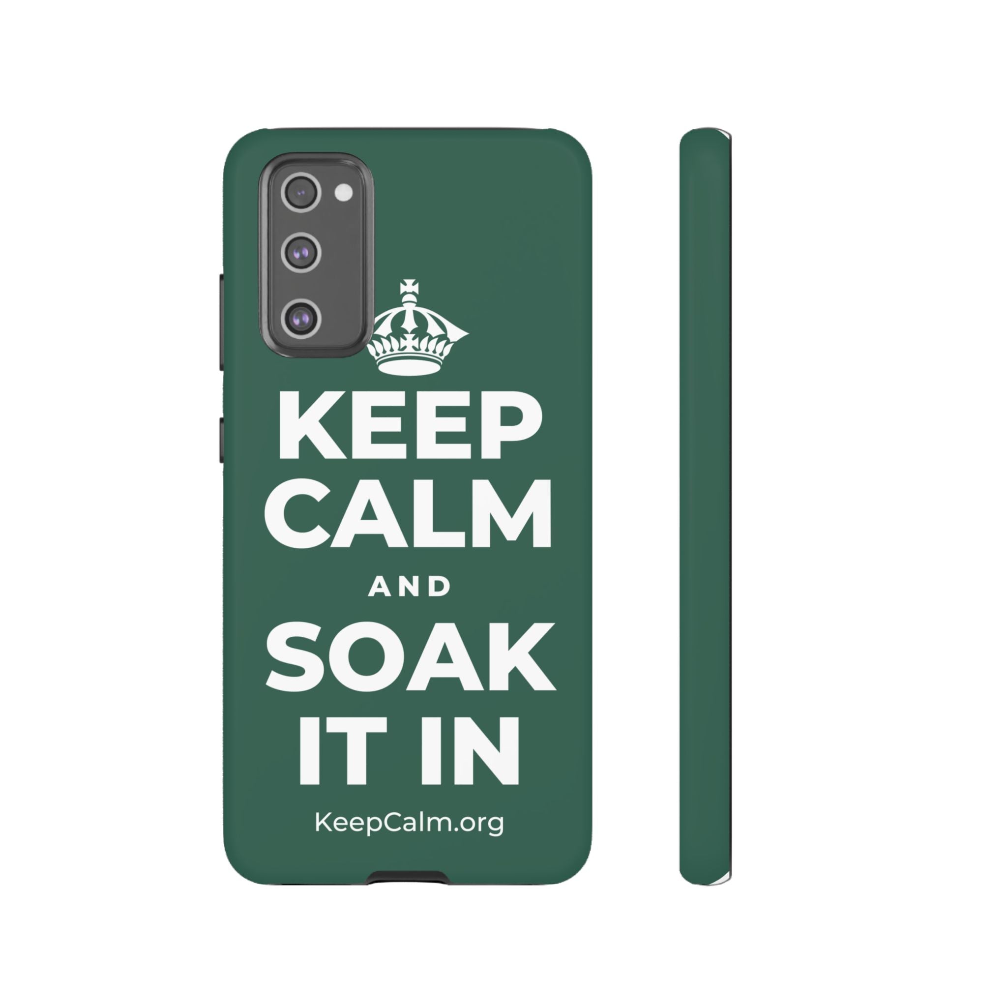 KEEP CALM AND SOAK IT IN Phone Case