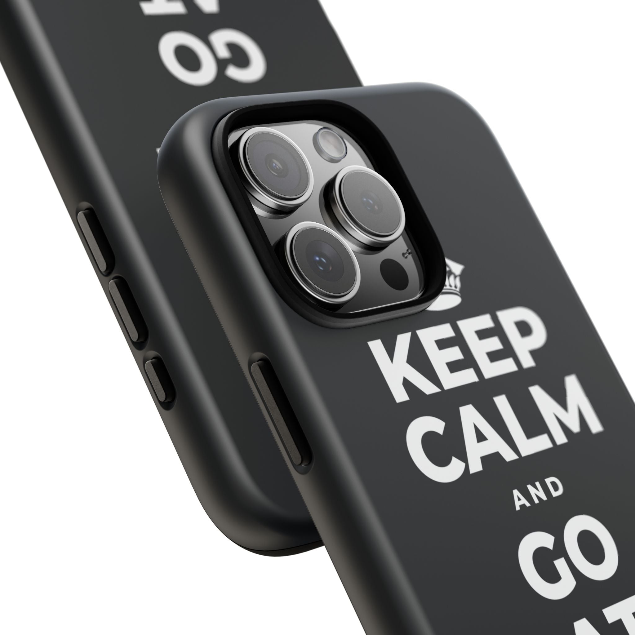 KEEP CALM AND GO AT YOUR PACE Phone Case (Dark)