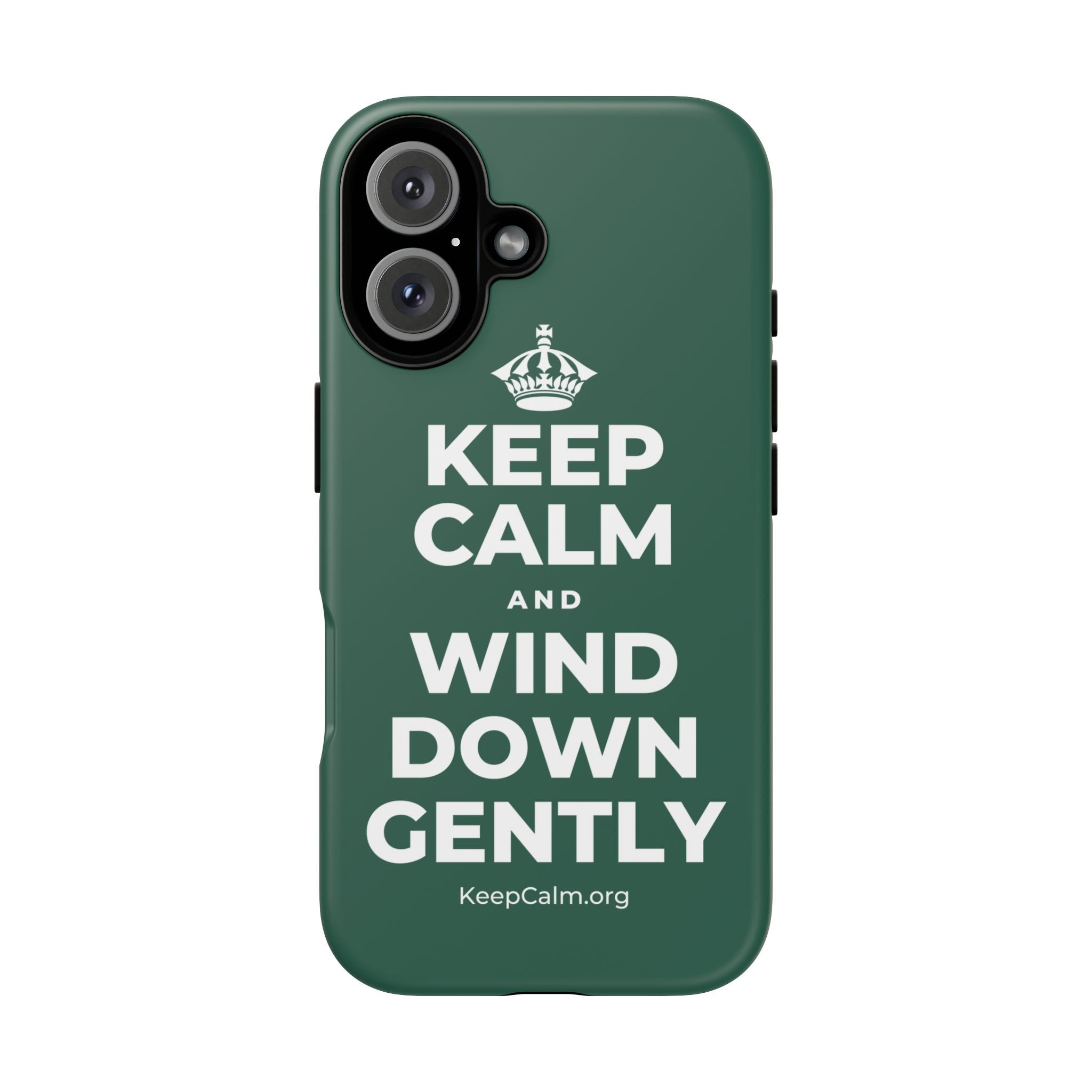 KEEP CALM AND WIND DOWN GENTLY Phone Case