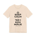 KEEP CALM A ʻIMI I KOU MĀLIE T-Shirt (Soft Cream–Heather Mauve)