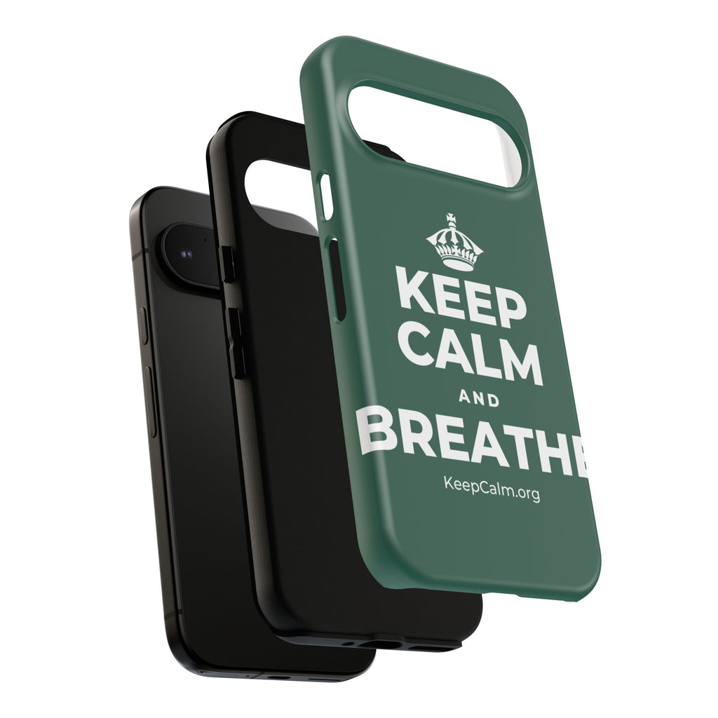 KEEP CALM AND BREATHE Phone Case
