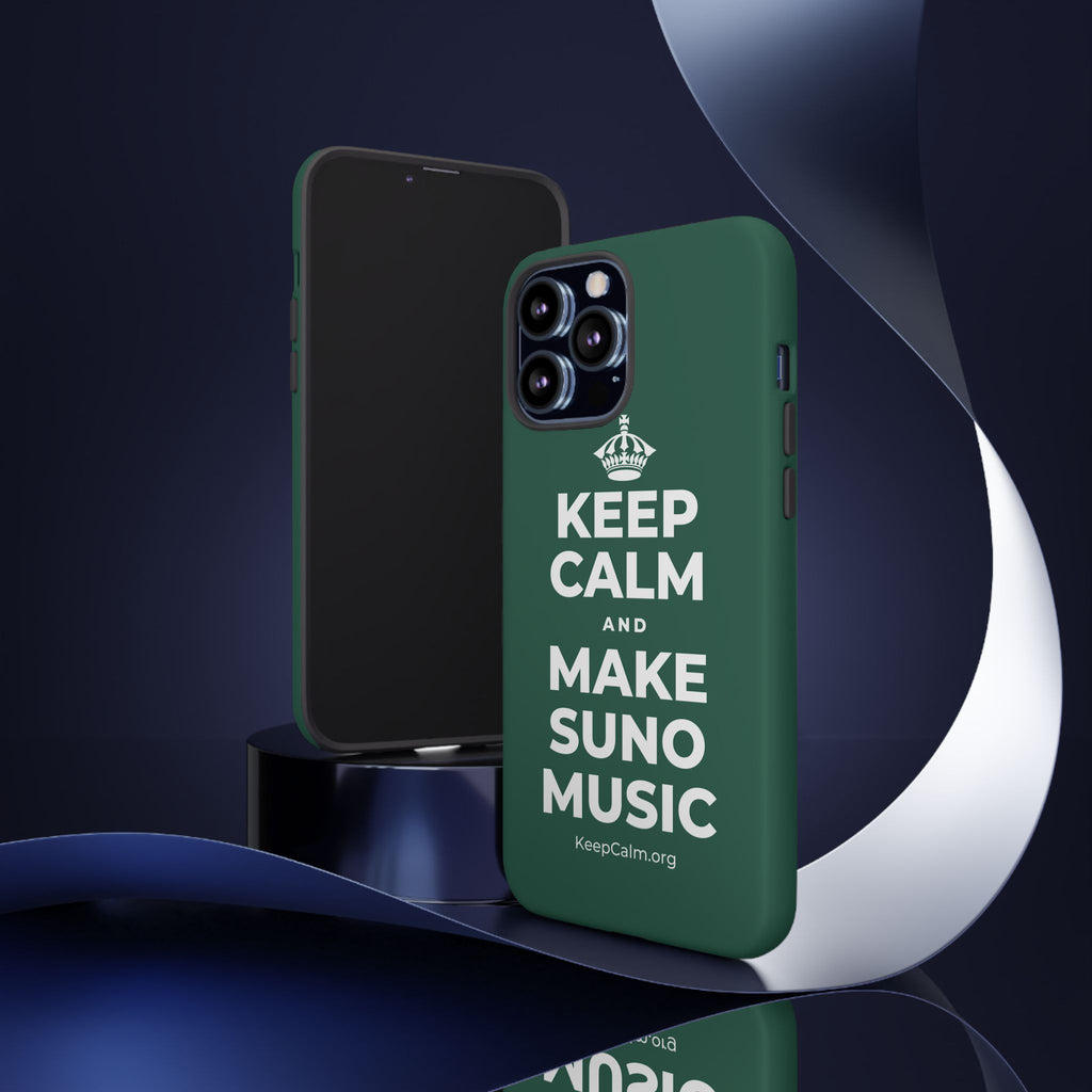 KEEP CALM AND MAKE SUNO MUSIC Phone Case