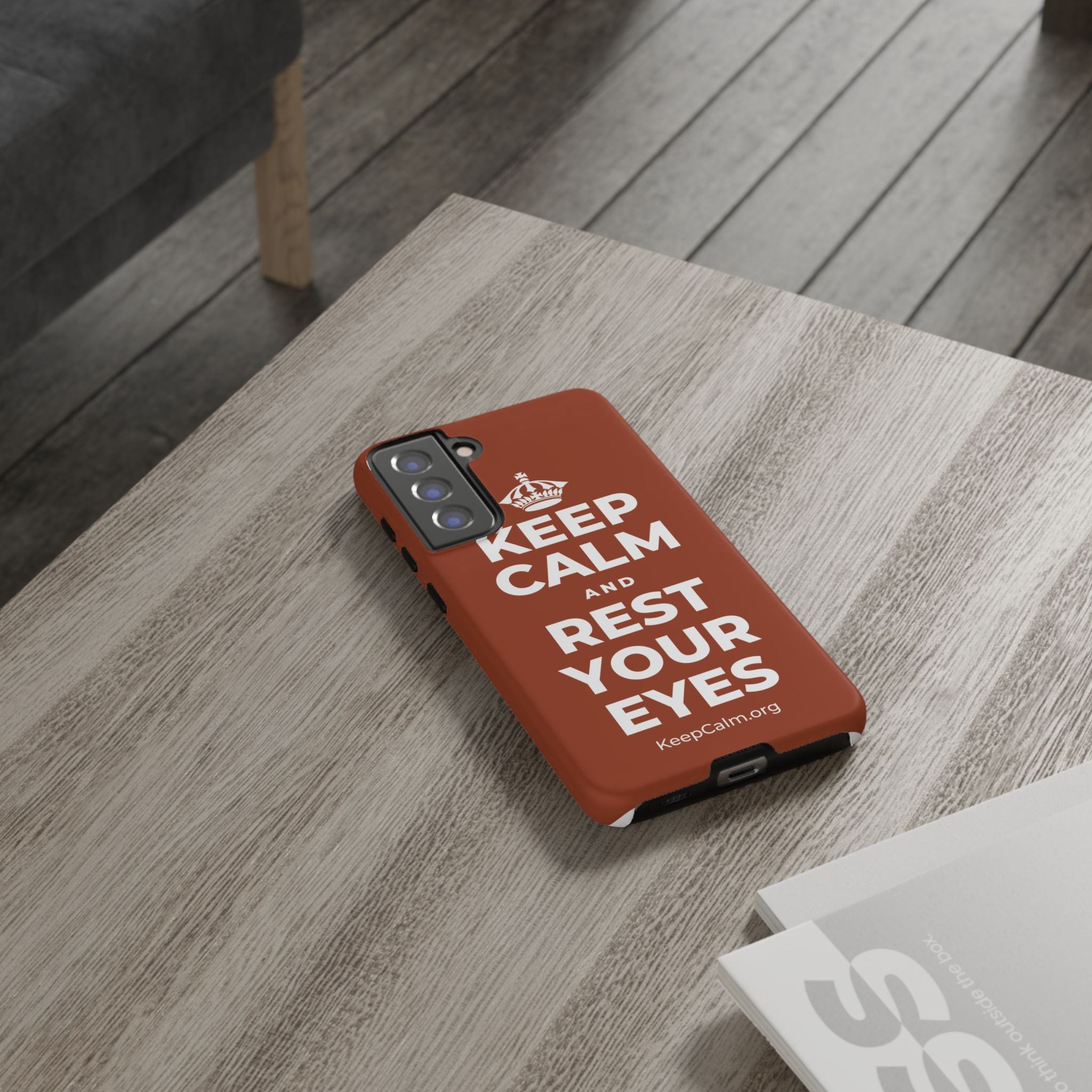 KEEP CALM AND REST YOUR EYES Phone Case