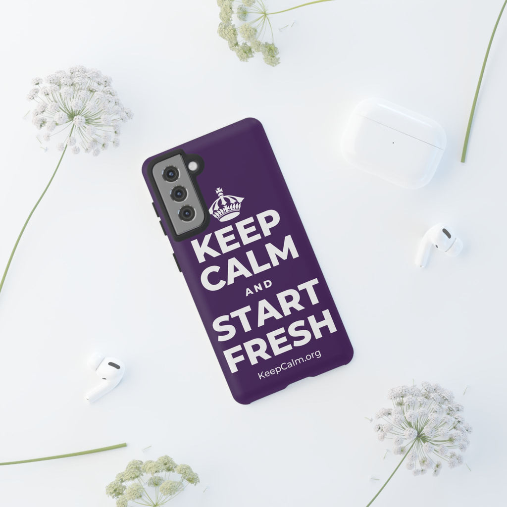 KEEP CALM AND START FRESH Phone Case