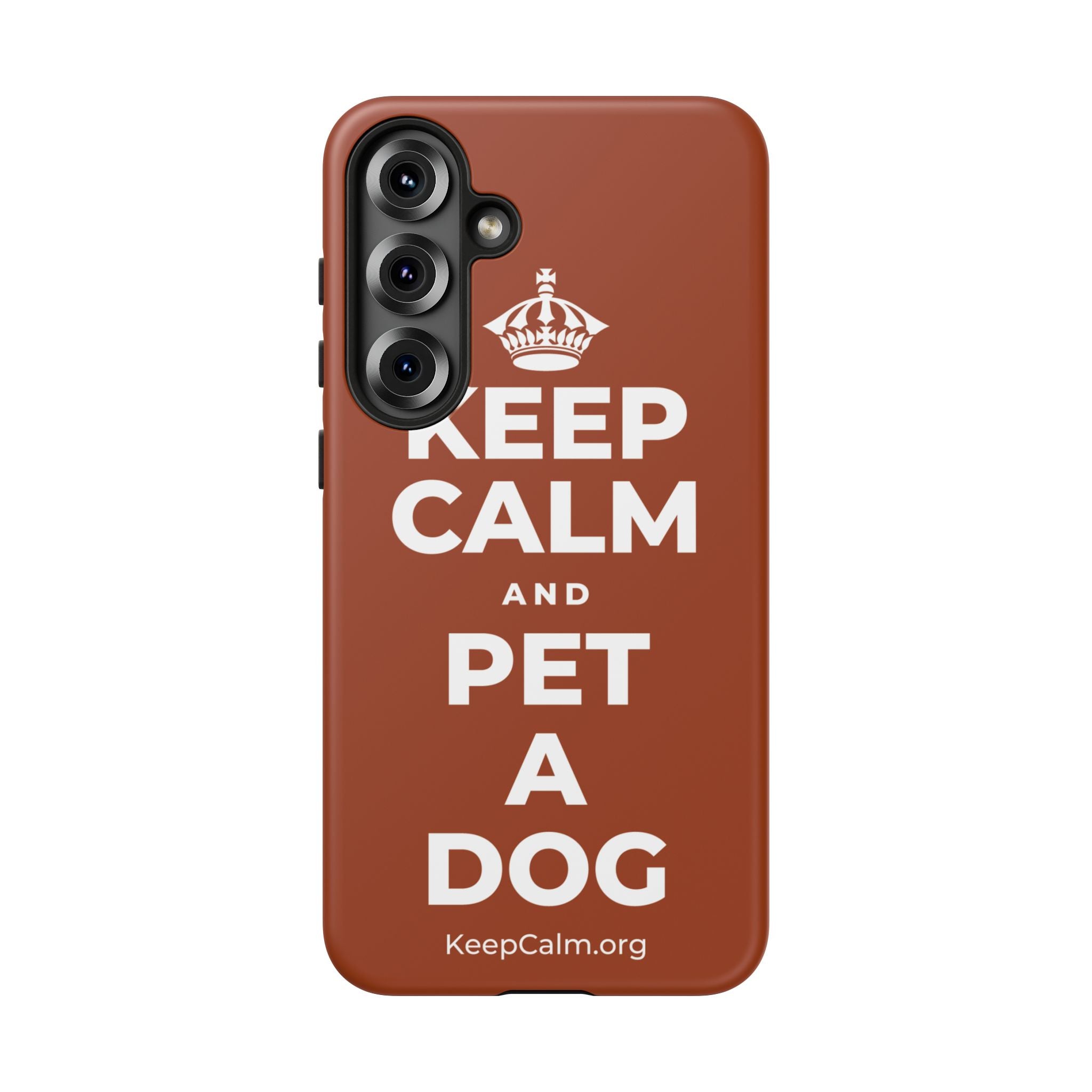 KEEP CALM AND PET A DOG Phone Case