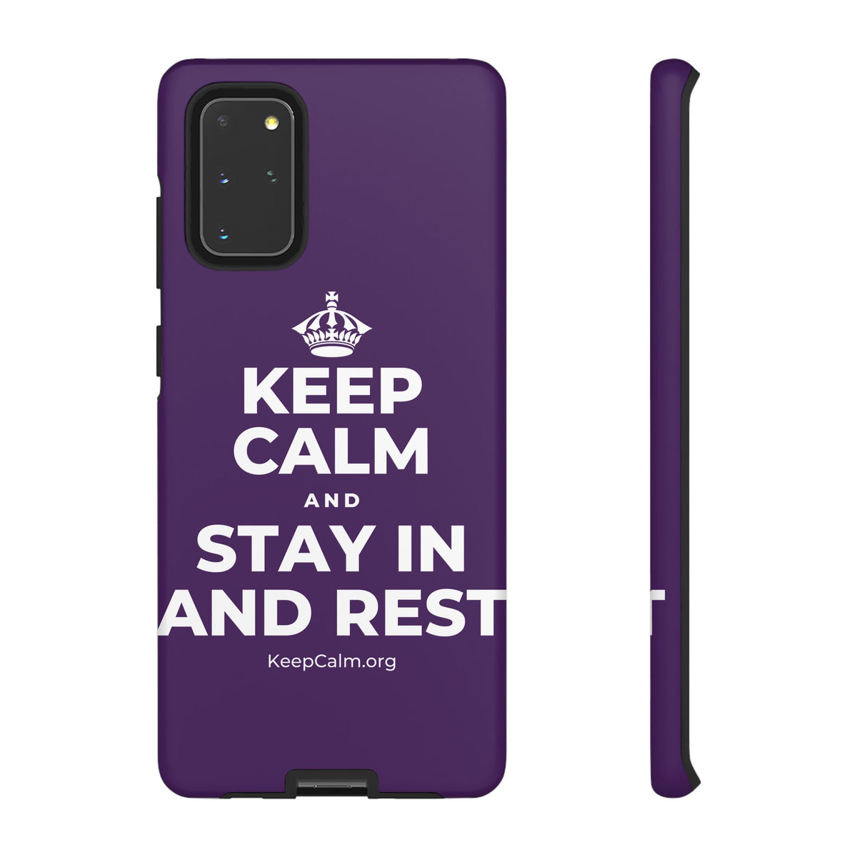KEEP CALM AND STAY IN AND REST Phone Case