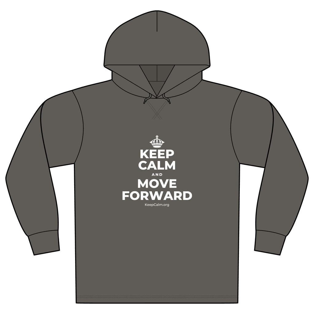 KEEP CALM AND MOVE FORWARD Organic Hoodie Tee