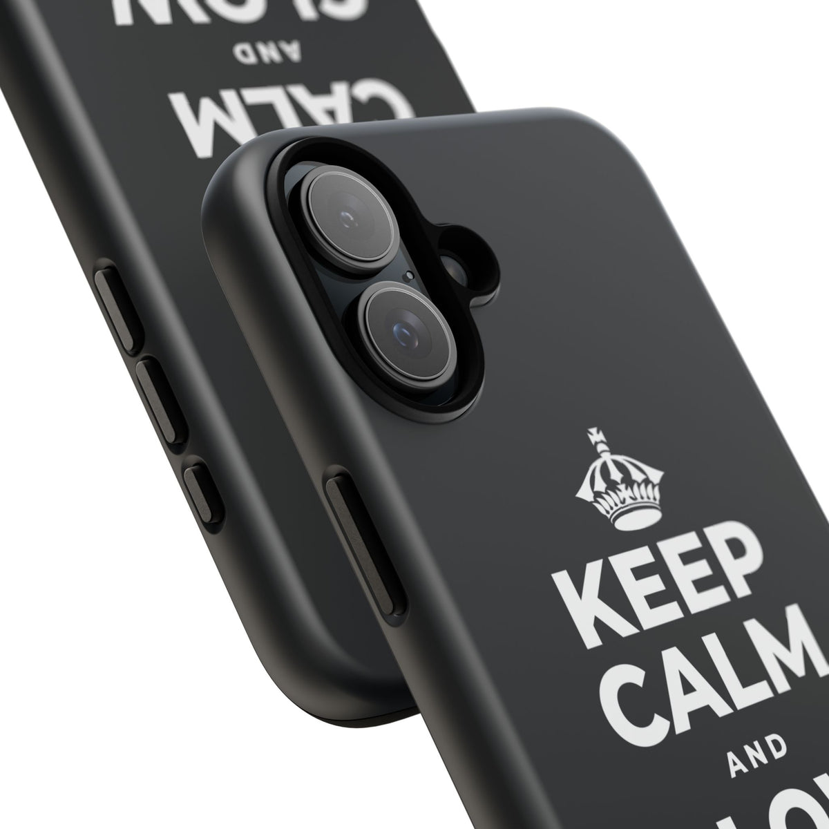 KEEP CALM AND GLOW TOGETHER Phone Case (Dark)