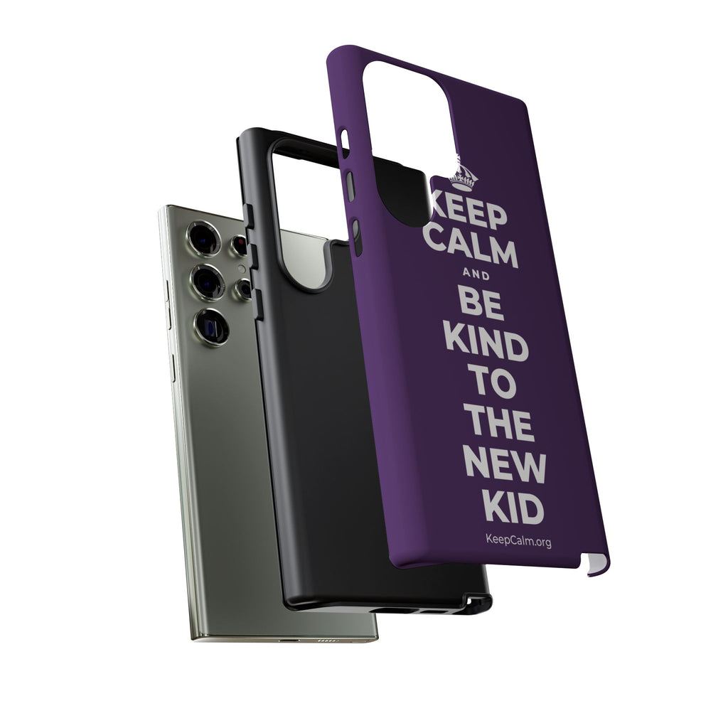 KEEP CALM AND BE KIND TO THE NEW KID Phone Case