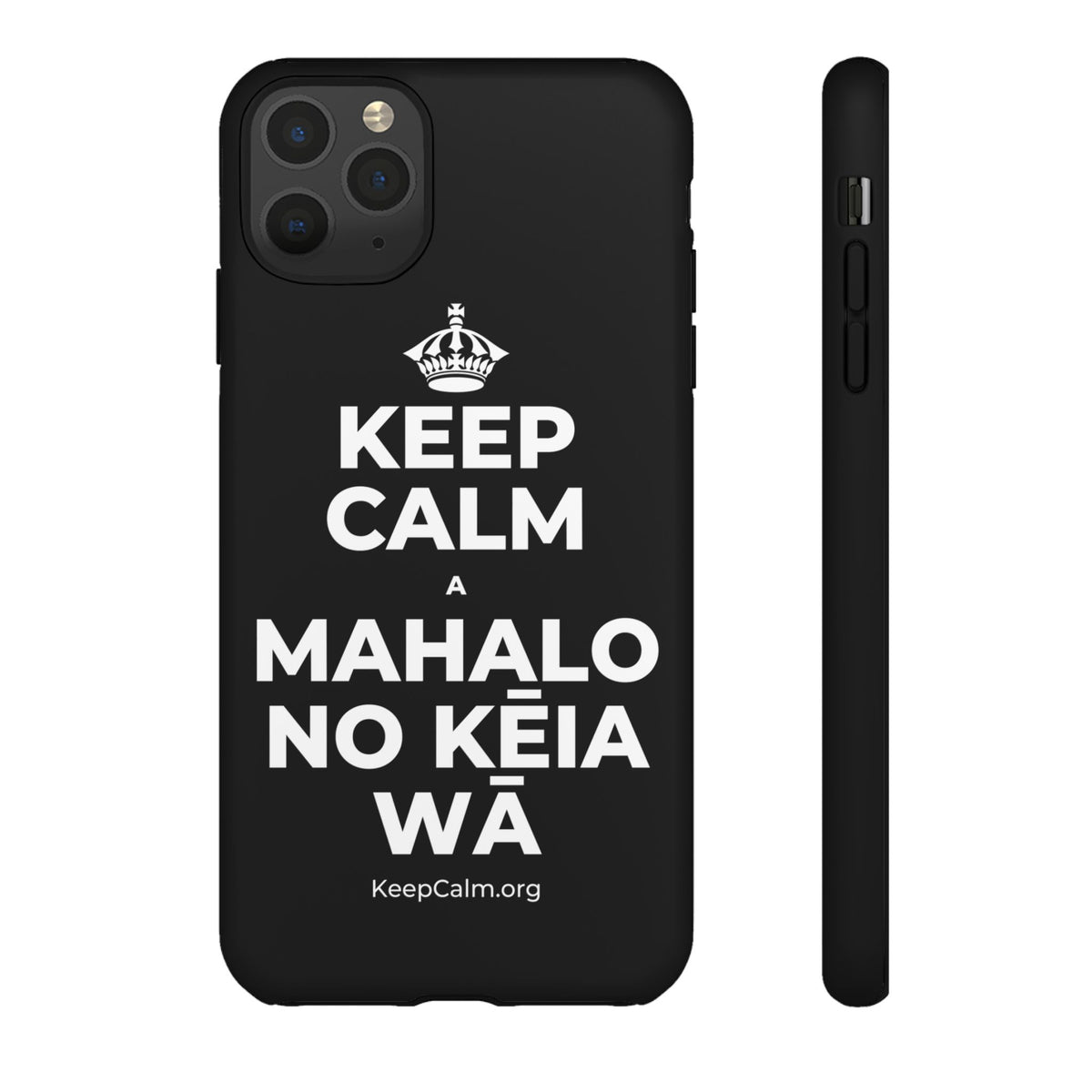 KEEP CALM A MAHALO NO KĒIA WĀ Phone Case