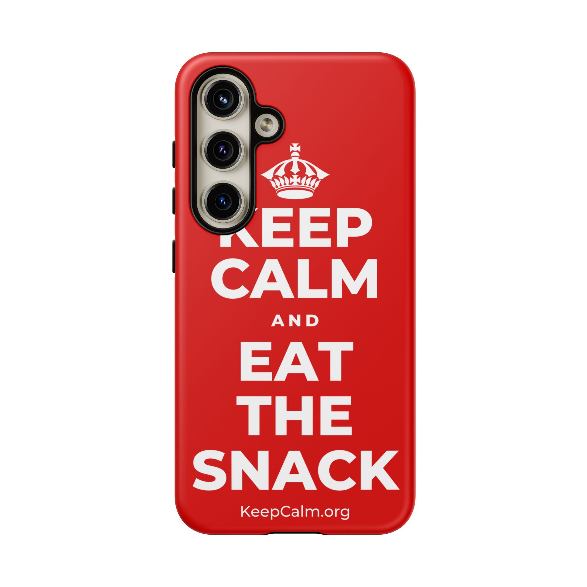 KEEP CALM AND EAT THE SNACK Phone Case