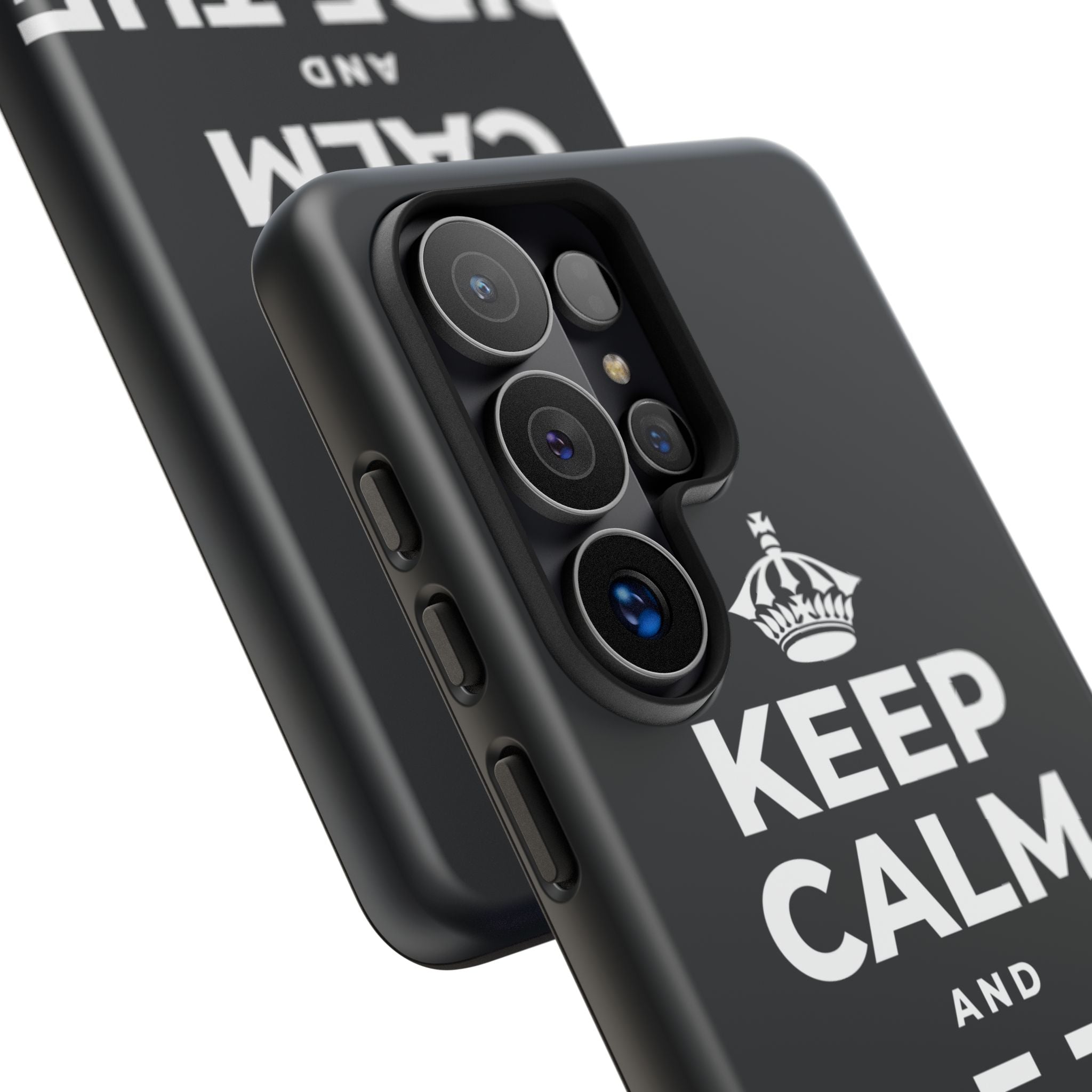 KEEP CALM AND RIDE THE WAVE Phone Case (Dark)