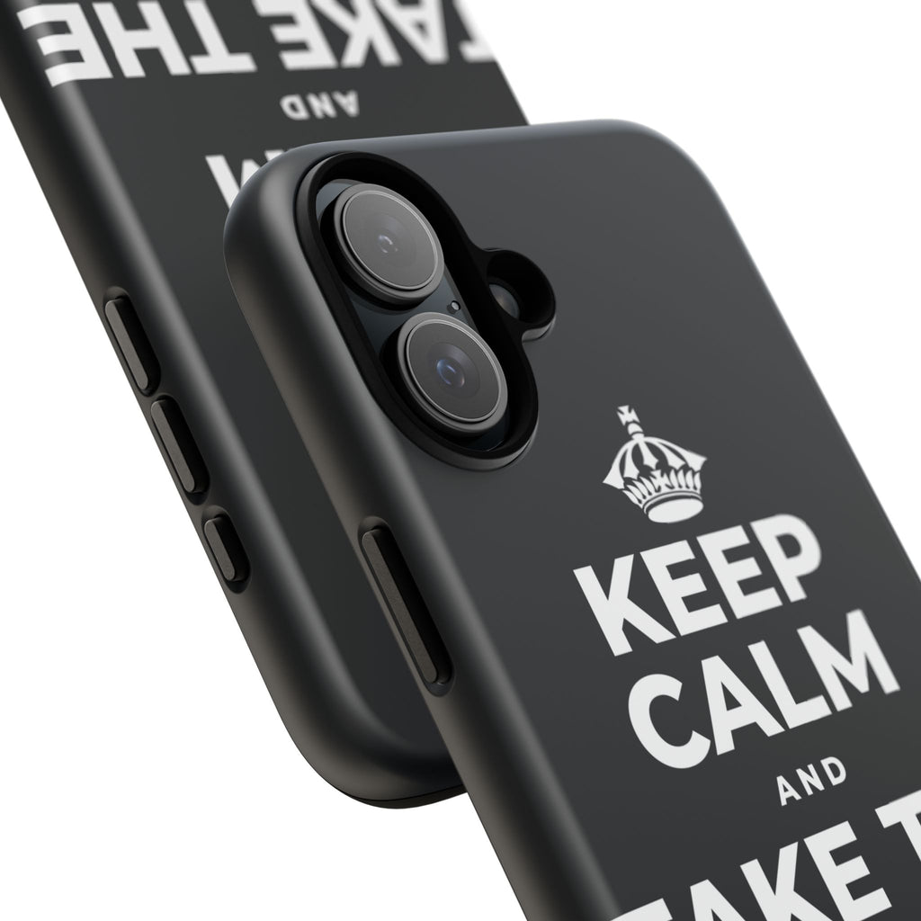 KEEP CALM AND TAKE THE VICTORY LAP Phone Case (Dark)