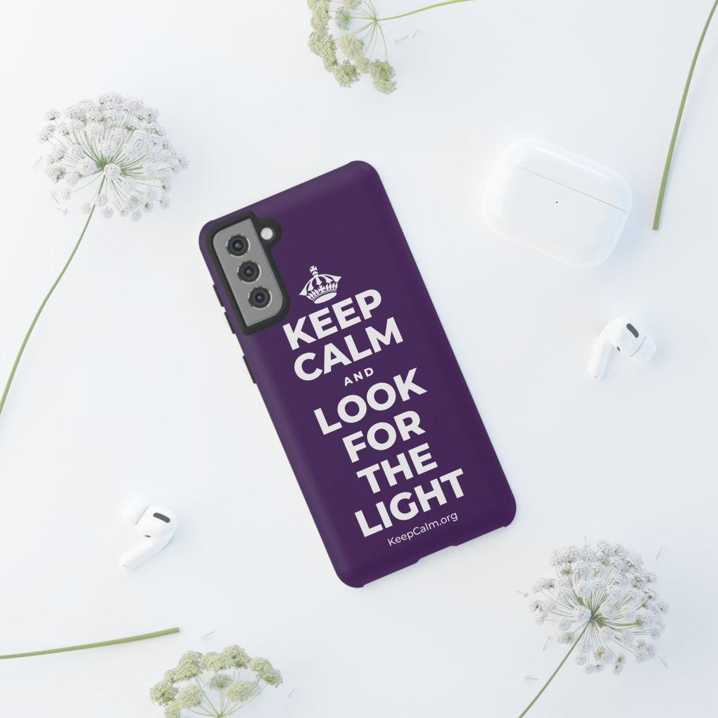 KEEP CALM AND LOOK FOR THE LIGHT Phone Case
