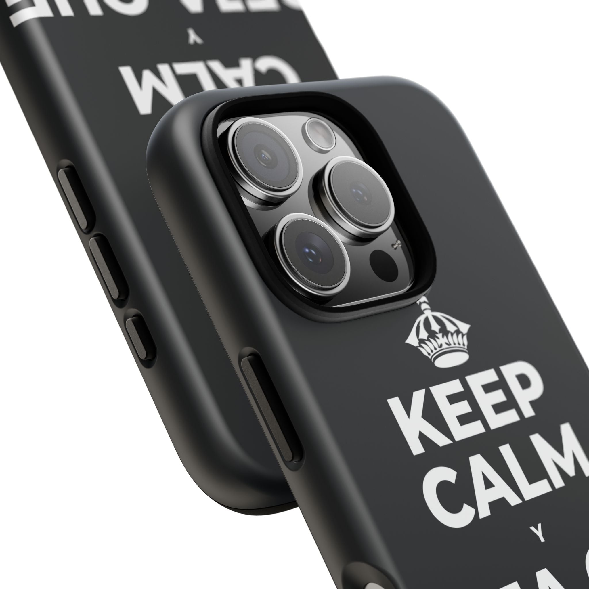 KEEP CALM Y DEJA QUE BASTE Phone Case (Dark)