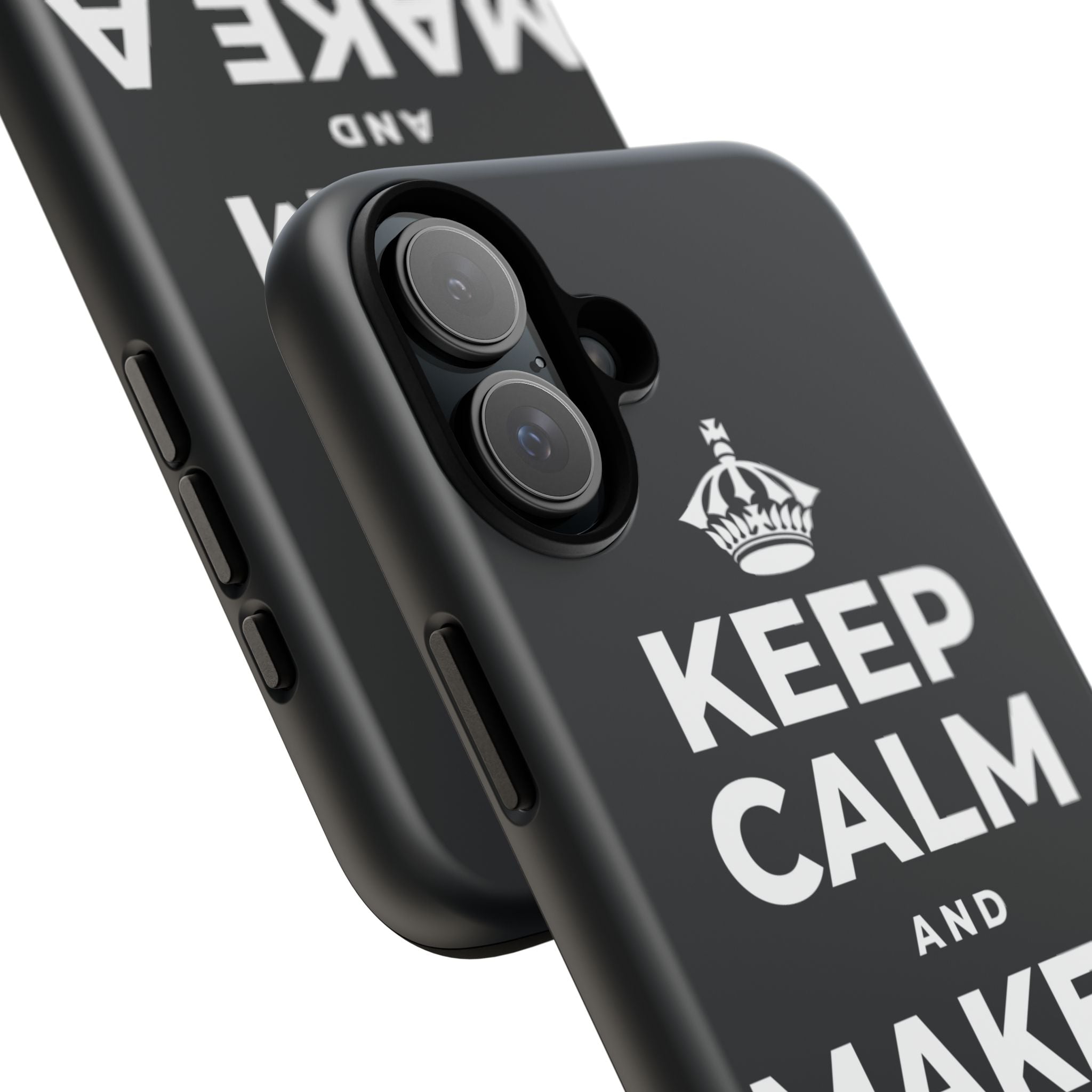 KEEP CALM AND MAKE A WARM MEMORY Phone Case (Dark)