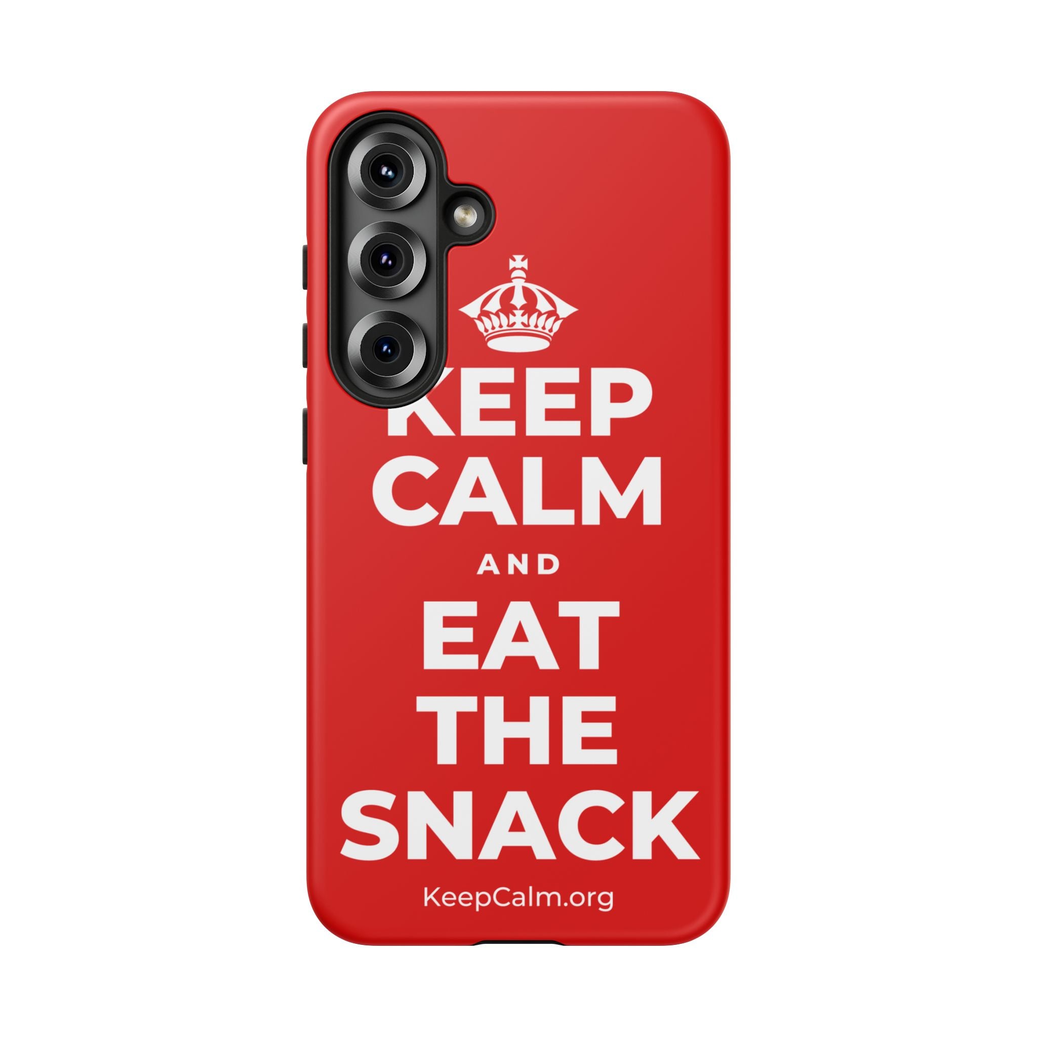 KEEP CALM AND EAT THE SNACK Phone Case