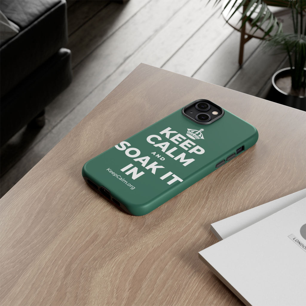 KEEP CALM AND SOAK IT IN Phone Case