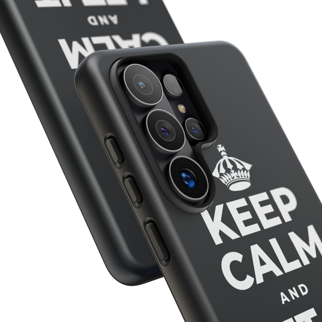 KEEP CALM AND LET IT RIDE Phone Case (Dark)