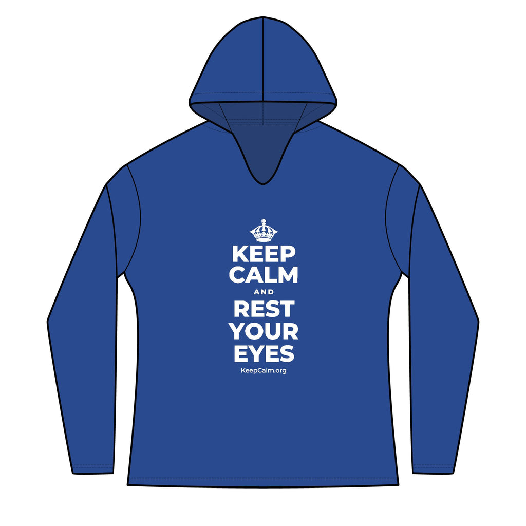KEEP CALM AND REST YOUR EYES Women's Long Sleeve Hoodie