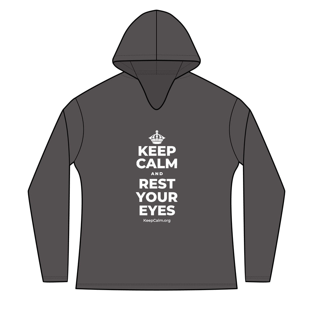 KEEP CALM AND REST YOUR EYES Women's Long Sleeve Hoodie