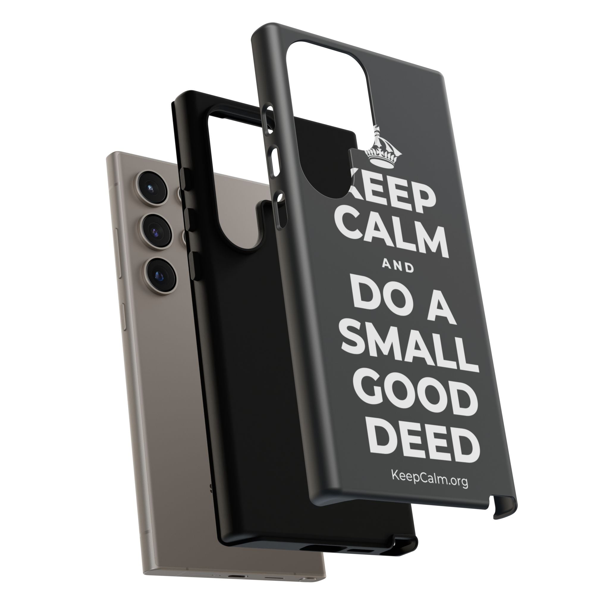 KEEP CALM AND DO A SMALL GOOD DEED Phone Case (Dark)