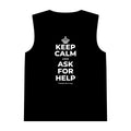 KEEP CALM AND ASK FOR HELP Tank Top