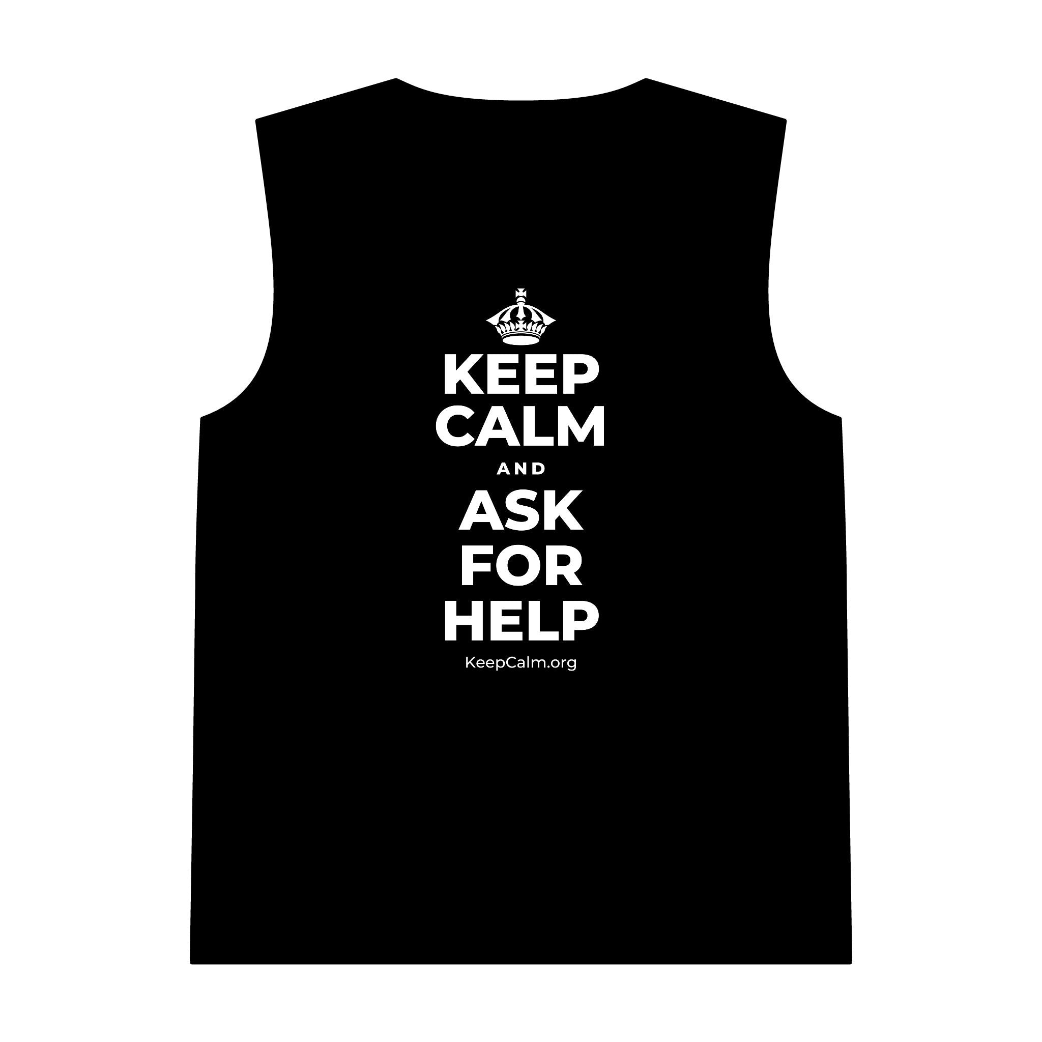 KEEP CALM AND ASK FOR HELP Tank Top
