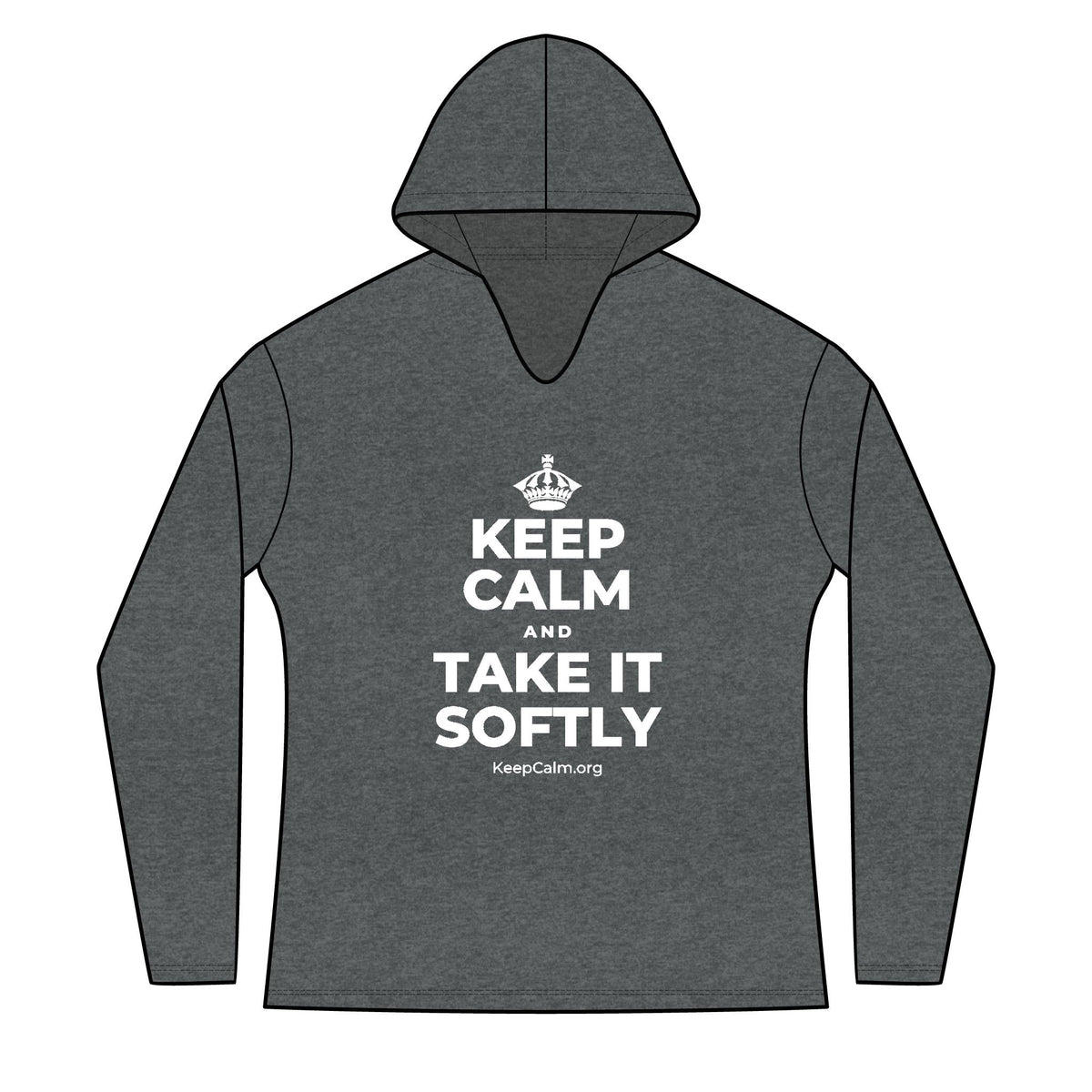 KEEP CALM AND TAKE IT SOFTLY Women's Long Sleeve Hoodie