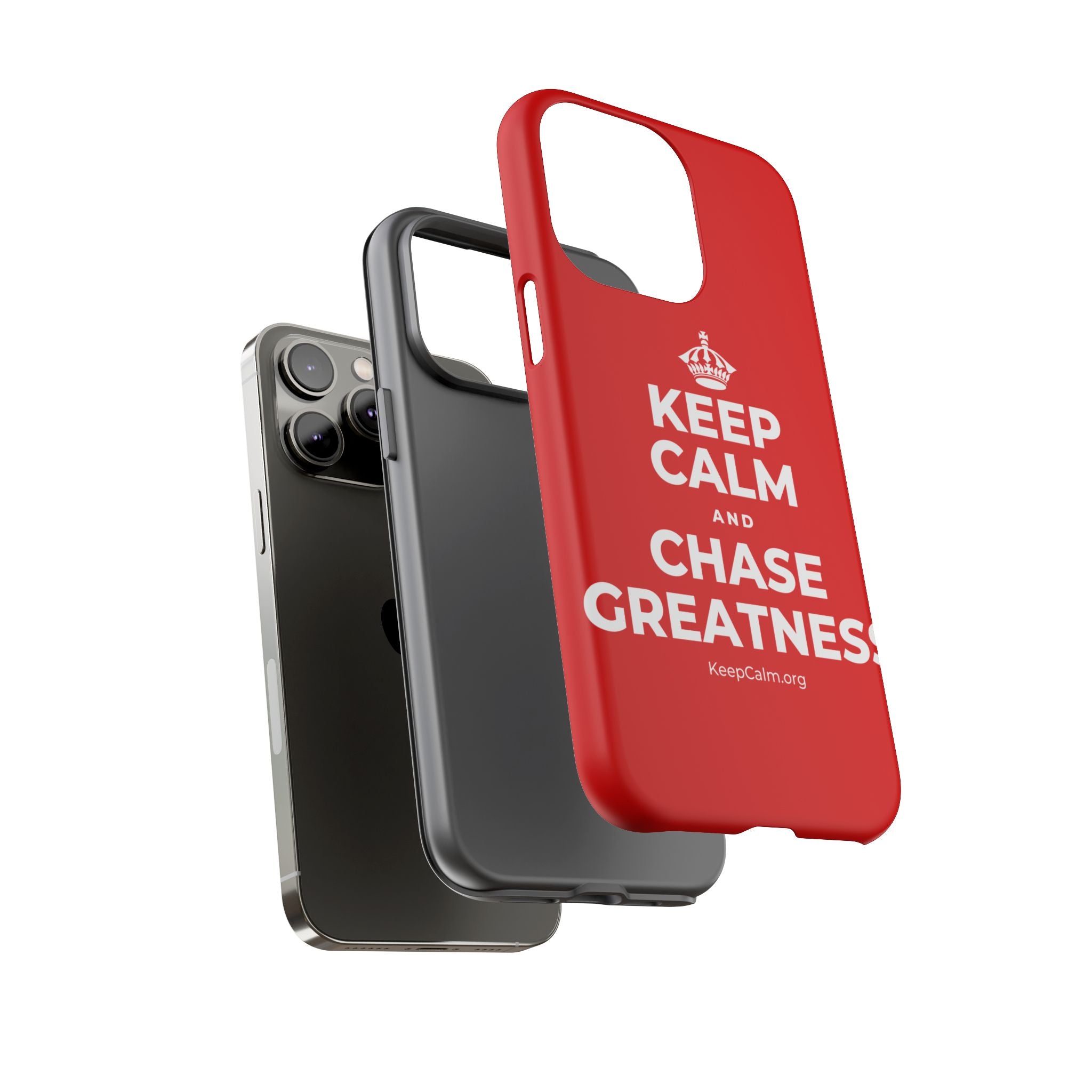 KEEP CALM AND CHASE GREATNESS Phone Case