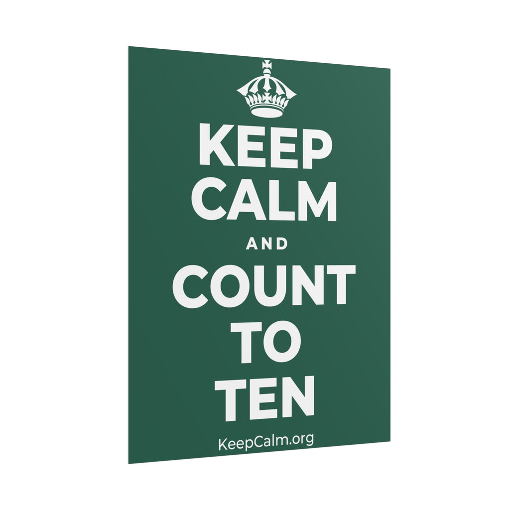 KEEP CALM AND COUNT TO TEN Poster