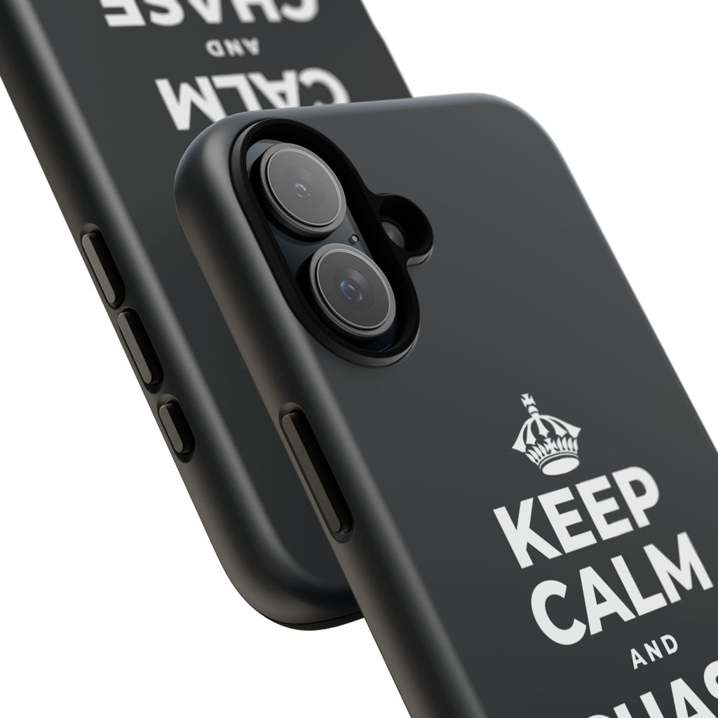 KEEP CALM AND CHASE GREATNESS Phone Case (Dark)