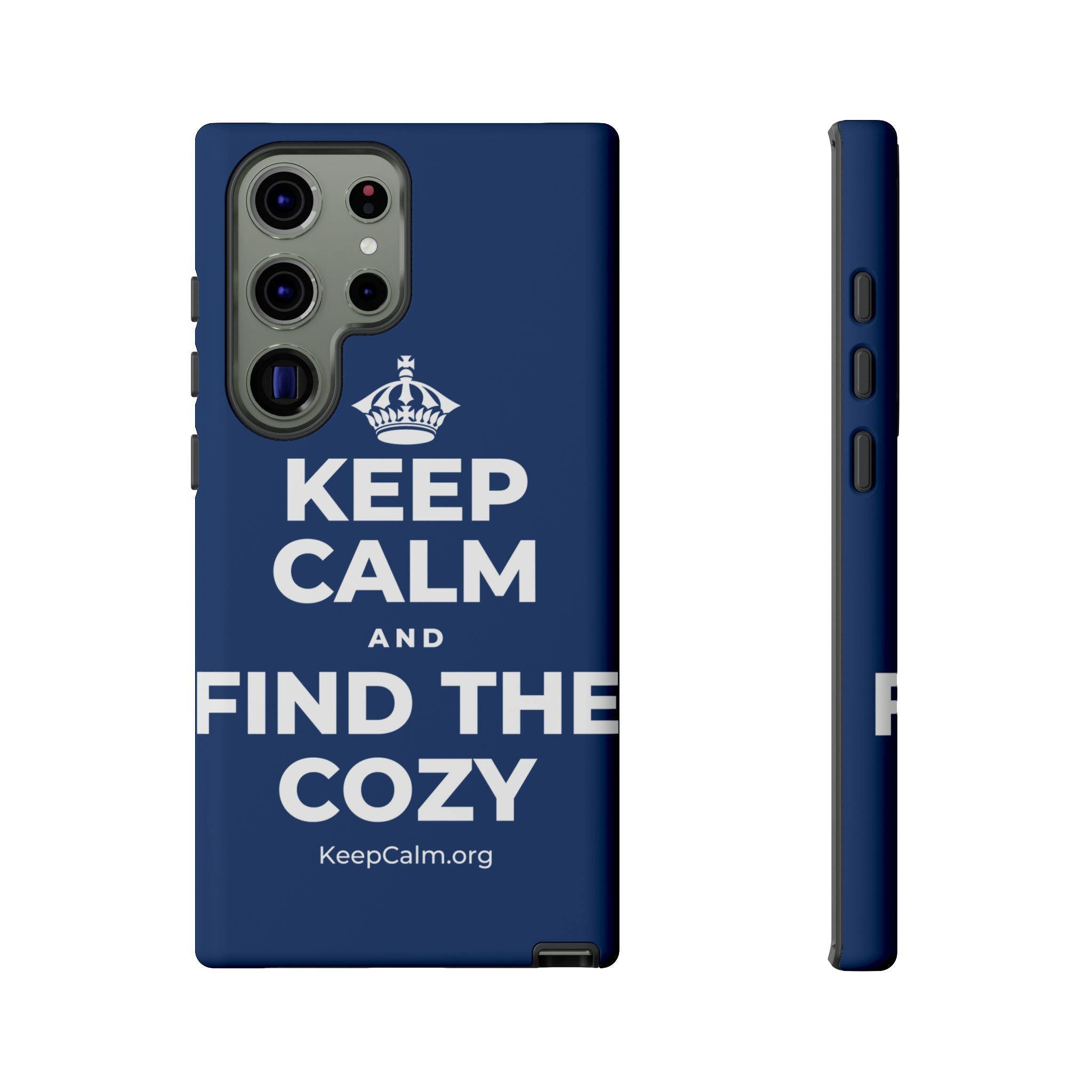 KEEP CALM AND FIND THE COZY Phone Case