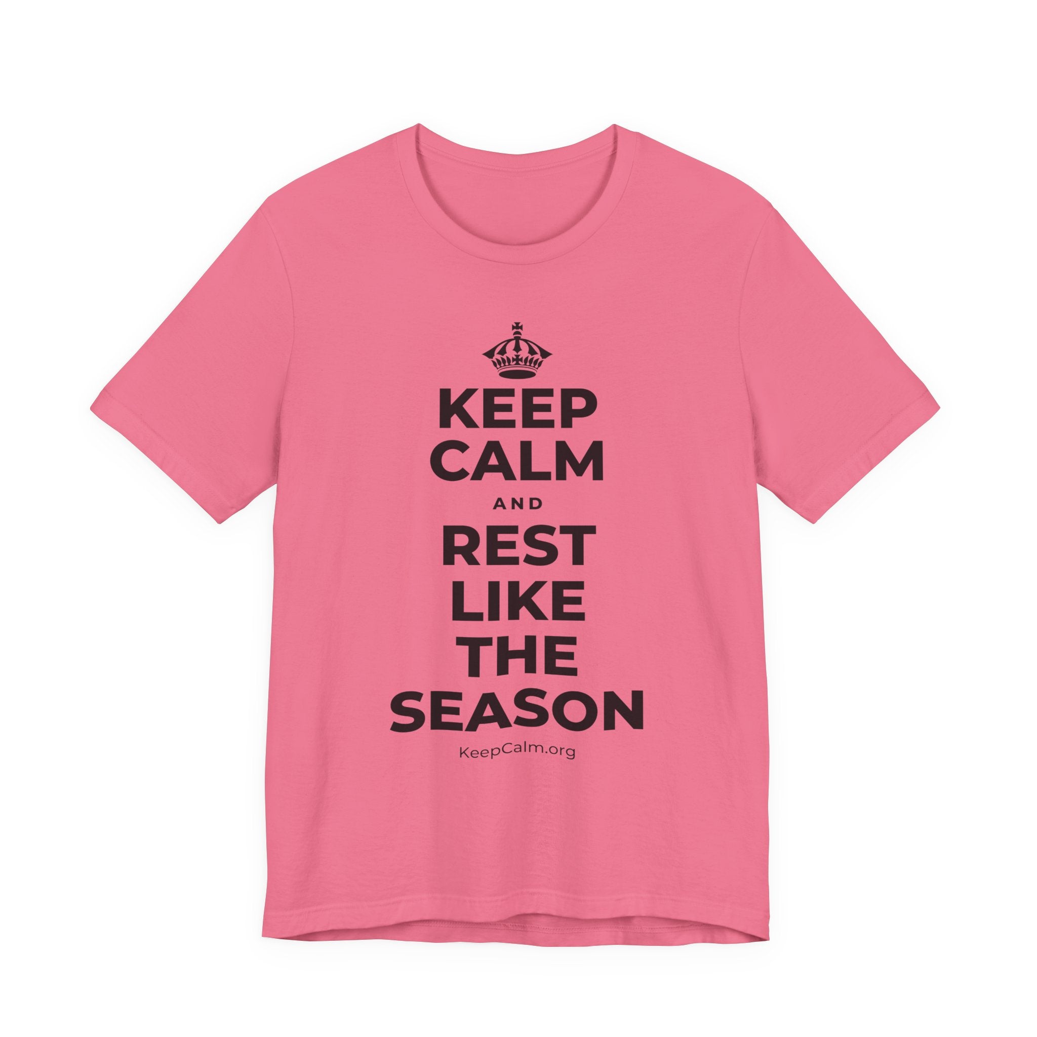 KEEP CALM AND REST LIKE THE SEASON T-Shirt (Military Green–Autumn)