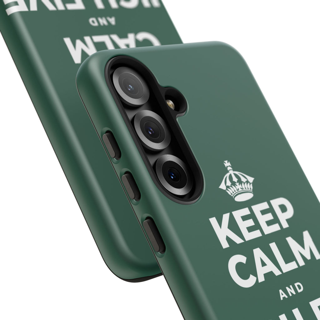 KEEP CALM AND HIGH FIVE SOMEONE Phone Case