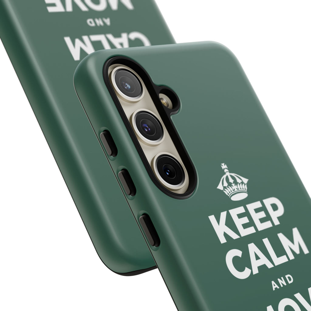 KEEP CALM AND MOVE FORWARD Phone Case