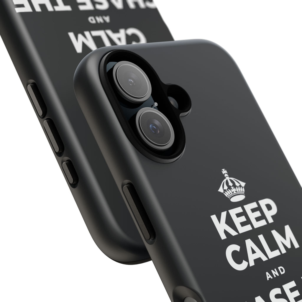 KEEP CALM AND CHASE THE MOONLIGHT Phone Case (Dark)