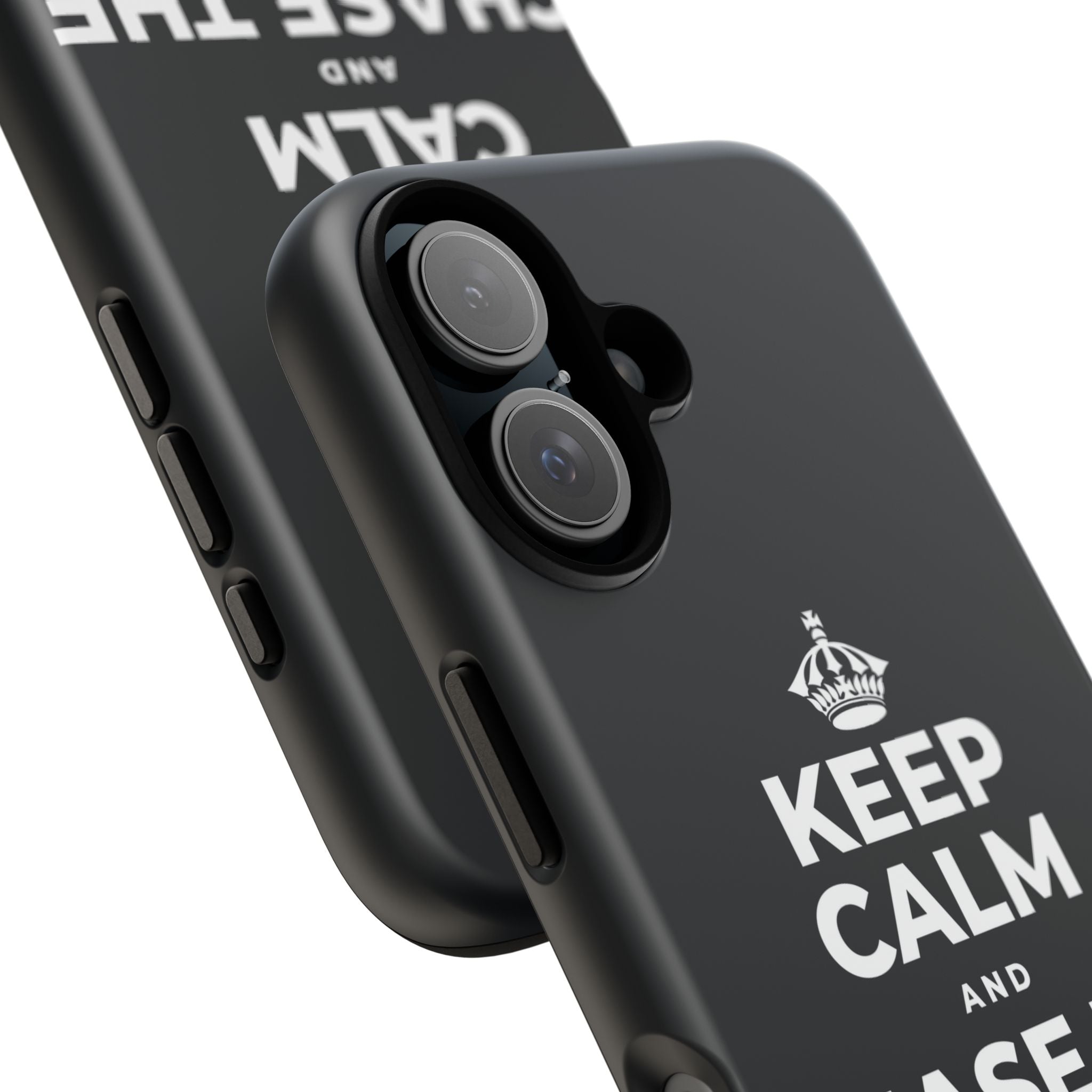 KEEP CALM AND CHASE THE MOONLIGHT Phone Case (Dark)