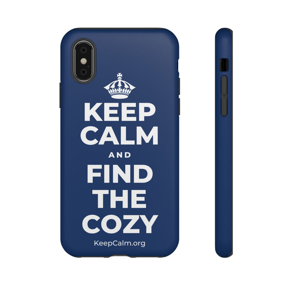 KEEP CALM AND FIND THE COZY Phone Case