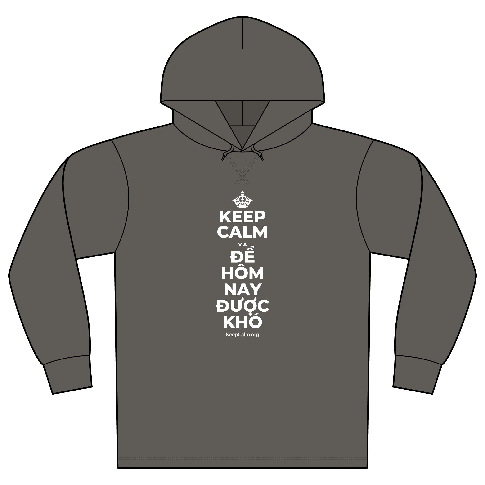 KEEP CALM VÀ ĐỂ HÔM NAY ĐƯỢC KHÓ Organic Hoodie Tee