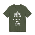 KEEP CALM AND COUNT TO TEN T-Shirt (Military Green–Autumn)