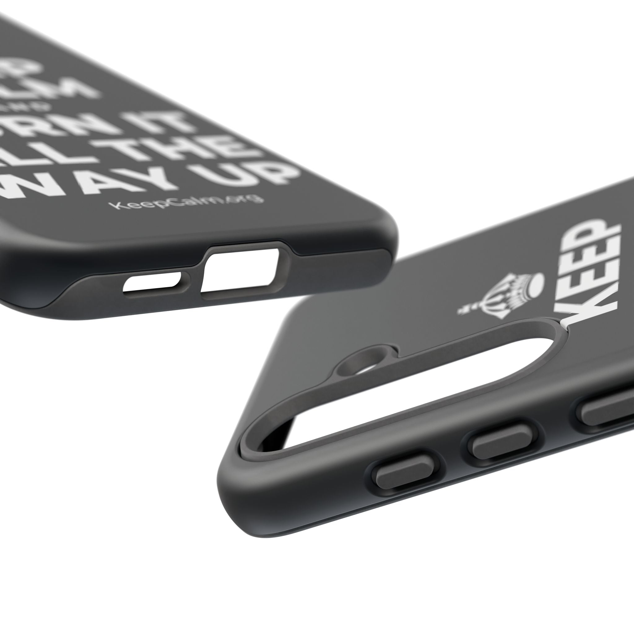 KEEP CALM AND TURN IT ALL THE WAY UP Phone Case (Dark)
