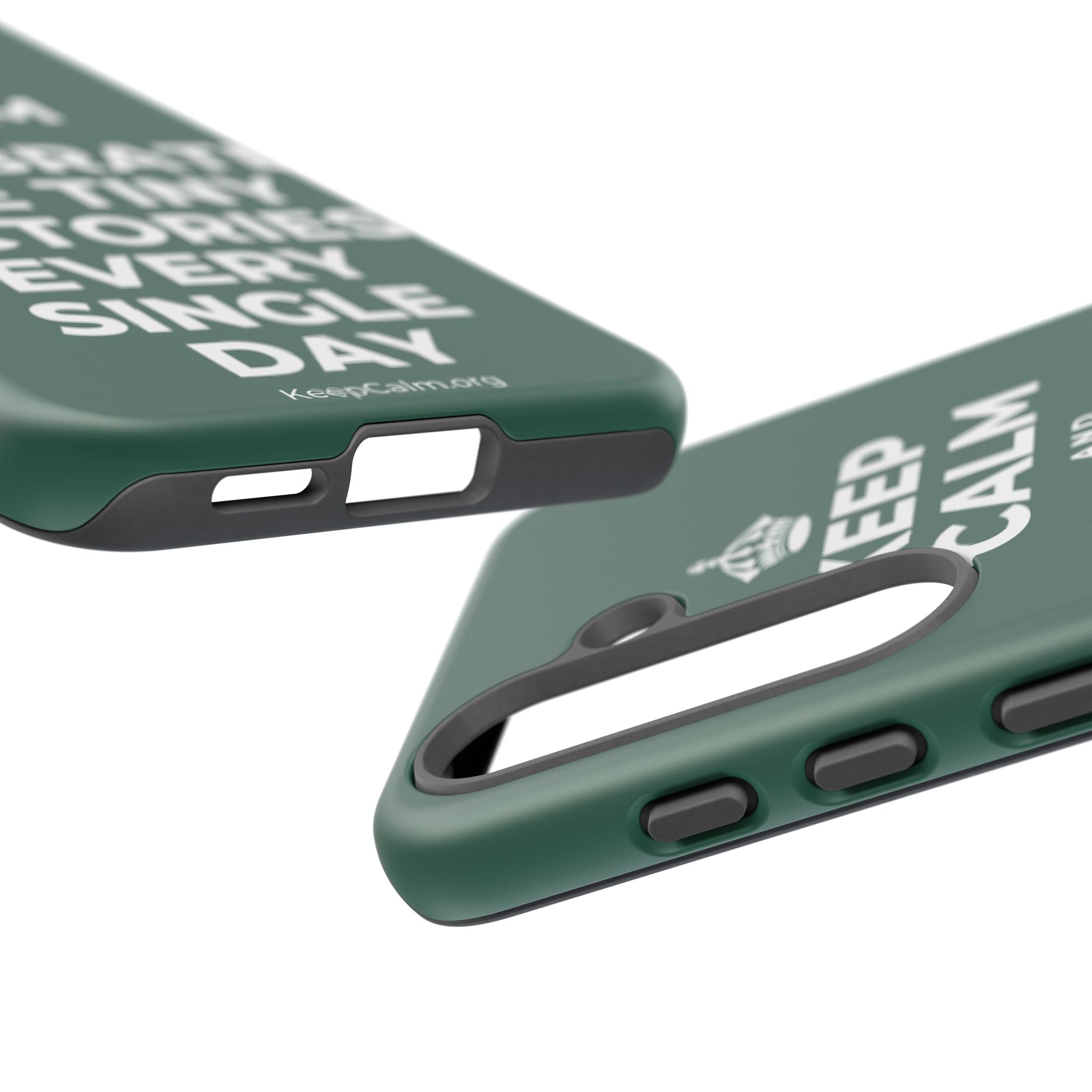 KEEP CALM AND CELEBRATE THE TINY VICTORIES EVERY SINGLE DAY Phone Case